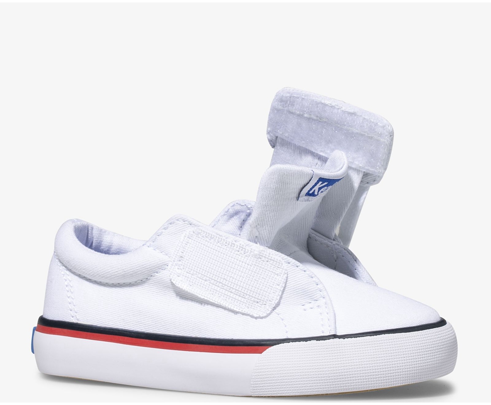 Keds Sneakers White - Jump Kick Jr. Canvas - Kids BNXTKF-109